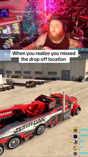 Don’t come after me I just kid 🤣 #ats #americantrucksimulator #towtruck #towing #backingup