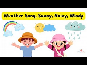 Weather Song for Kids | Sunny, Rainy, Windy, Snowy Days | BooBooABC