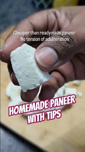 Fresh Paneer Recipe with tips💛 Creamy Soft Paneer Recipe at home NO ADULTERATION⚠️ Whey Protein uses