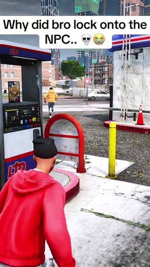 Why did bro LOCK Onto the NPC.. 💀| GTA 5 RP