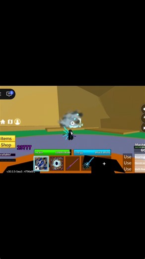 portal gravity blade godhuman combo in blox fruits #bloxfruits #roblox #robloxbloxfruit