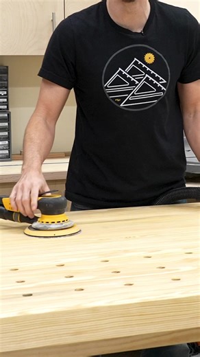 Moving the dust collector for my sander over to the workbench is such a welcomed upgrade! No more tripping over that hose! 🥾 #shop #woodworking #workbench #organize #fixthisbuildthat | Fix This Build That