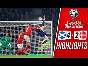 Scotland vs Denmark | 4-2 | Highlights | World Cup Qualifiers 2026 | Scott McTominay BYCICLE GOAL
