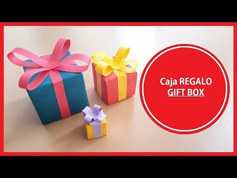 ▷ How to make a GIFT Box 🎁 | GIFT Box | DIY | Origami STEP by STEP ✅