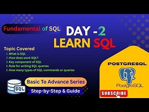 📌SQL Day 2: Fundamental Concepts Explained Step-by-Step| #sql #sqlforbeginners #learning