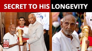 Walking bare feet in the Darbar Hall of Rashtrapati Bhavan, he is 125-year-old yoga guru #SwamiSivananda. He received the Padma Shri Award for his contribution in the field of #Yoga. Dressed in white kurta and dhoti, Swami won hearts when he bowed down before PM Modi and the President. Watch this to know more. #PadmaShri #NewsMo #ITVertical | India Today