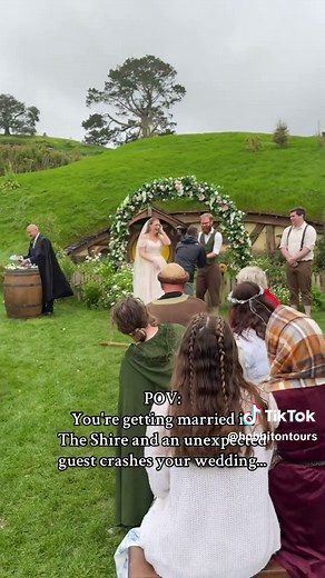 Unforgettable Wedding in The Shire with a Surprise Guest