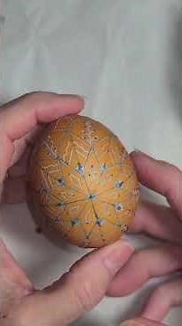 Easy Pysanky Pattern - 8 Pointed Star - Special Border #pysanky #wherearetheeggs #prayerfularts