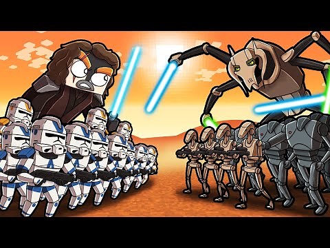 Clones vs Droids - CLONE WARS BATTLE! (Minecraft)