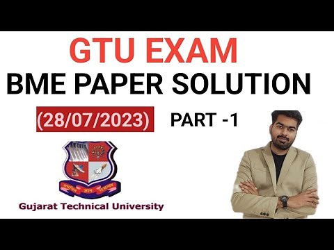 BME paper solution | Gtu exam 2023 | basic mechanical engineering #gtu_exam #bme