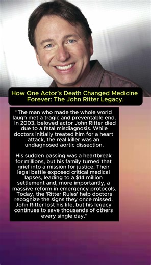 How One Actor’s Death Changed Medicine Forever: The John Ritter Legacy.