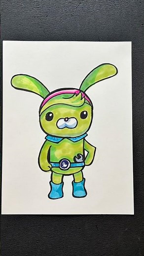 Drawing Tweak from The Octonauts | Drawing Tweak Bunny#octonauts #art #drawing #bunny #shorts