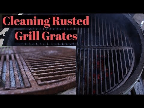 How to Clean Rusted Cast Iron Grill Grates