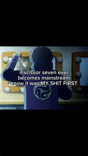 scissor seven (for context i’ve been watching ts since it came out on netflix around 2020 and i have not seen many people talk about it *only recently*) #scissorseven #fyp #relatable #funny #anime