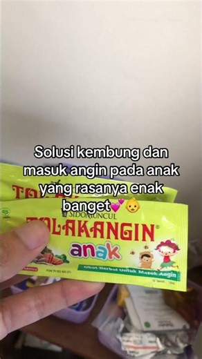Solusi kembung dan masuk angin pada anak yang rasanya enak banget💕👶
