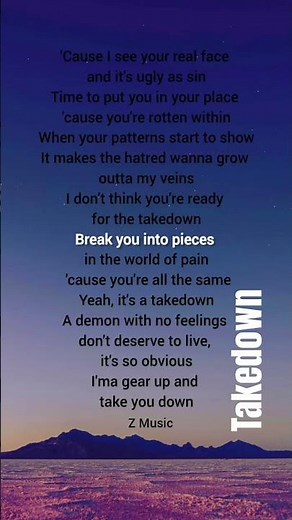 Huntrix - Takedown (Lyrics)(from "K-Pop Demon Hunters"