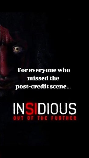 Insidious movie post credit scene #insidiousoutofthefurther #insidiousthereddoor #insidious