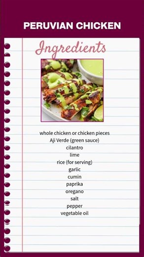 Peruvian Chicken