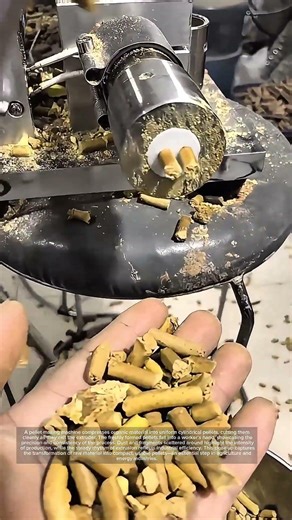 Precision in Motion – Pellet Machine at Work!