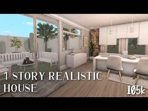 1 story realistic house | BLOXBURG