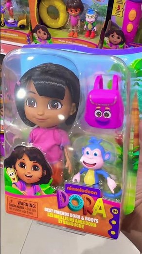 DORA & BOOTS BEST FRIENDS FOREVER! 🎒🐒👧 #doratheexplorer #nickelodeon #dora #toys