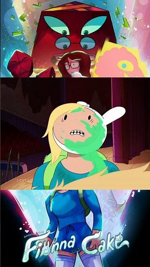 Fionna and Cake: Marceline bites Finn. #animation #adventuretime #cartoon
