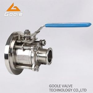 Stainless Steel Three Pieces Quick Loading Tank Bottom Sampling Floating Ball Valve