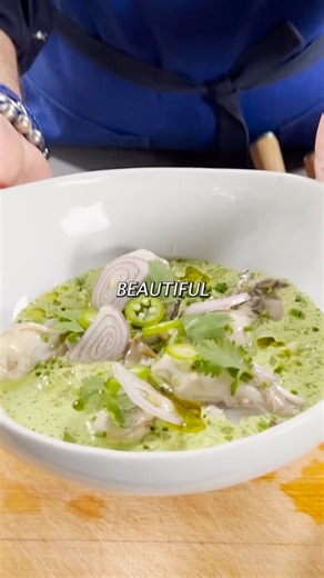 Oyster Aguachile recipe up today on Substack — It’s the perfect antidote for your “What am I serving to my friends for lunch this weekend?” springtime blues. And nobody tell @claudetteazepeda I used lemon juice! Click the link in my bio to subscribe for the full recipe, full-length videos, weekly Ask Me Anything’s and more! | Andrew Zimmern