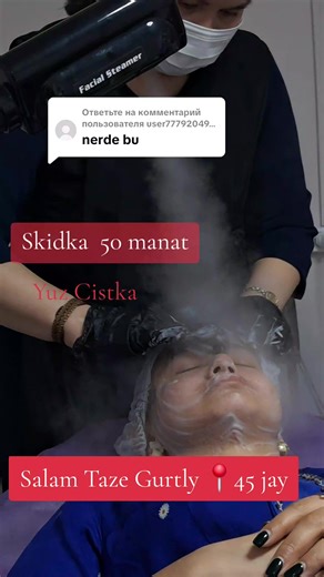Ответ пользователю @user7779204927345 Salam Taze Gurtly 45 jay. Skidka yuz cistka 50 manat#barber #gurtly #ahal🧿doshoguz🧿mary🧿balkan🧿kesfetbeni #чисткалица #mary🧿daşoguz🧿balkan🧿ahal🧿lebap🧿 @Kristina @CRYSTAL beauty salon |Ashgabat @NAZIRITA🇹🇲 @Amalia Zehin