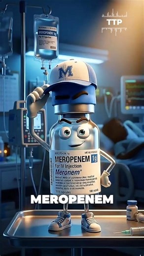Meropenem : ICU Antibiotics #shorts #medicalfacts