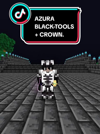 BLACK TOOLS CROWN Texture Pack for Minecraft