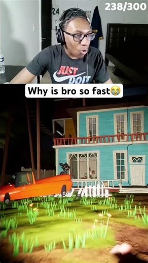 Foxy is so fast in this mod|HELLO NEIGHBOR#funny #montae5s #viralvideo #gaming #horror