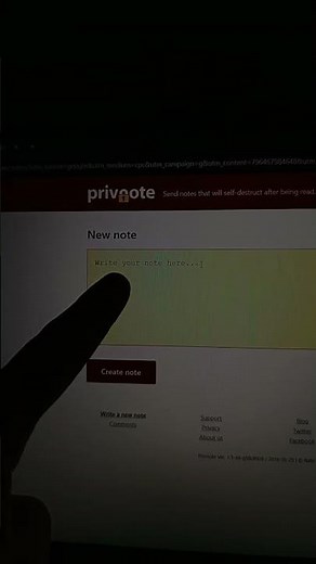 Useful website you should know.Send private notes.🌐 Website: privnote.com