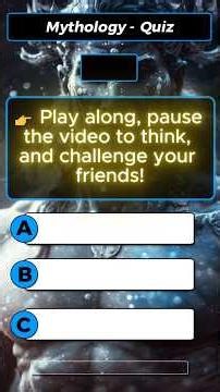 Mythology - Quiz