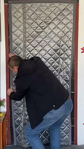LYGFZF Magnetic Thermal Insulated Door Curtain #custom #homedecor #winterwarmth #doorcurtain #home