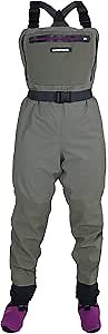 Amazon.com: Compass 360 Women's Ledges Adjustable Breathable Fishing Chest Wader Stockingfoot with Device Pocket : Sports & Outdoors