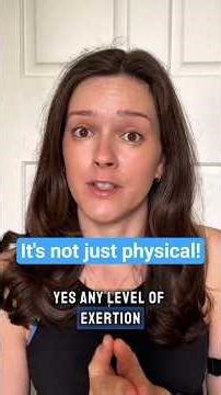 Exertion in ME | From daily tasks to sensory triggers