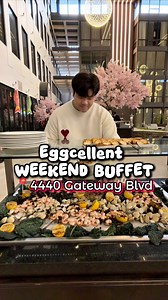 Eggcellent Forest Café Weekend Buffet $49.99 (Seniors 65 $39.99) 📍 4440 Gateway BlvdLocated inside the Wyndham Hotel, this is Edmonton’s newest hotel buffet with a really cozy, forest-inspired interior. The spread includes brunch items, a seafood station, omelette station, ramen station, bibimbap station, a roast beef carving station, and a dessert section with macarons. The seafood is definitely the main highlight here, and the space itself looks great for a nicer weekend brunch. Drinks like a