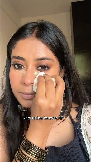 🤩Easy kajal smokey eye makeup for Beginners | ♥️ Khol Eye Makeup #shorts