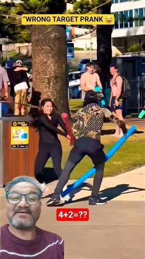 **Funniest wrong target prank you’ll see today! 😂 #comedy #funny #explore