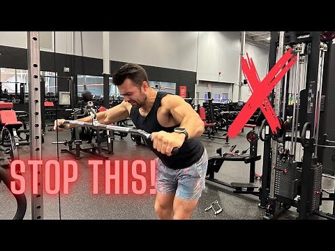 How To Straight Arm Pulldown Properly (Actually Feel Your Lats!)
