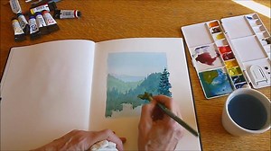 Artist Gaye Kraeger created this beautiful scene in our 400 Series Watercolor Art Journal. You can watch the full-length tutorial and hear her tips along the way in one of our most popular YouTube videos. Follow along and give it a try here: https://www.youtube.com/watch?v=ozgcxLRwNtI One of Gaye’s most important pieces of advice throughout this lesson is to let each layer dry before continuing to work. The results will be completely different than if you continue painting over wet layers. #Stra