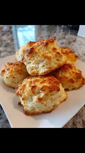 Melt-in-Your-Mouth 2-Ingredient Biscuits 🍞✨ Ingredients: 2 cups White Lily self-rising flour 1 cup heavy whipping cream ...... Full Recipe in Coʍmеոτ 💬 | Made By Luna