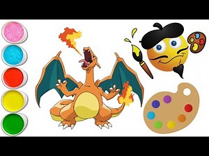 How to Draw Charmander, Charmeleon & Charizard | Easy Pokémon Drawing Tutorial