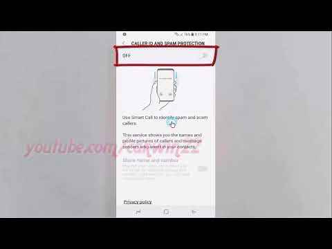 How to Turn on or Turm off Caller ID and Spam Protection on Samsung Galaxy S8 or S8+
