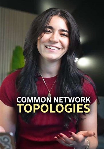 The way your network is structured can completely change how it performs. There are six really common topologies in networking, each with their own strengths and tradeoffs. 1. Point-to-point topology is the most basic. Two devices connected directly. One sends, one receives. You’ll see it in things like leased lines or server-to-server links. 2. Star topology is very common. Especially in offices. One central hub or switch connects everything. If that central switch fails - everything goes offli