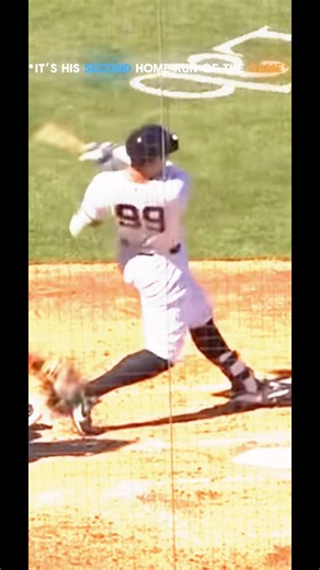 Aaron Judge’s first home run of spring training