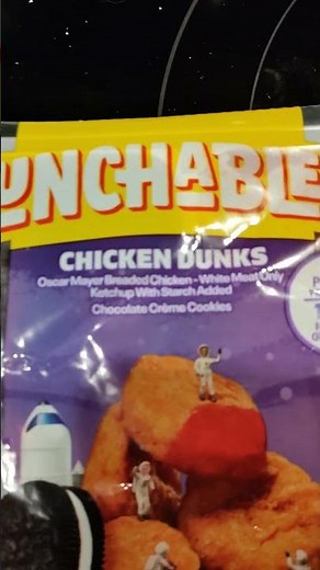 Eating Lunchables Chicken Dunks, Dbn, MI, 8/22/23