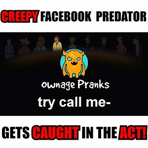 Creepy Facebook Predator Gets Caught In The Act... 😬 | Ownage Pranks