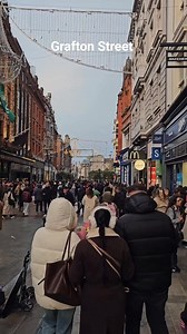 Busy Christmas shopping on Grafton Street this afternoon ☘️ #Dublin #Ireland #Christmas | In Ireland